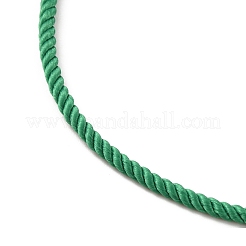 Fabrication de colliers en cordon Milan en nylon rond de 2 mm&nbsp;LS-MAK-F038-C29-G