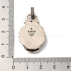 Gestell aus vergoldetem Messing mit Mikropavé-Zirkonia und Muschelanhängern&nbsp;KK-Q795-15A-AS