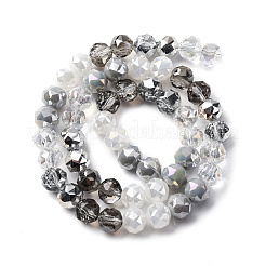 Chapelets de perles en verre transparente  &nbsp;GLAA-Q009-01A