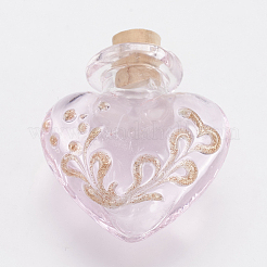 Handmade lampwork Parfümflasche Anhänger&nbsp;LAMP-I018-B