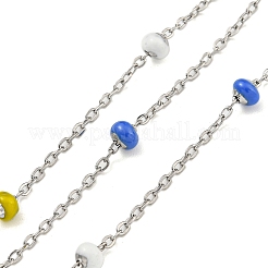 3 Rouleaux Chaîne Acier Inoxydable PandaHall 304 - 4m Avec Fermoirs Mousquetons