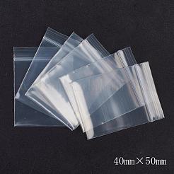 Plastikbeutel mit Reißverschluss&nbsp;OPP-G001-B-4x5cm