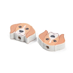 Perles en bois imprimées&nbsp;WOOD-D289-01F