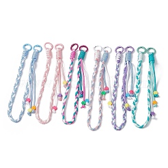 6 pz 6 colori corde in poliestere e spandex decorazioni pendenti&nbsp;HJEW-JM04297