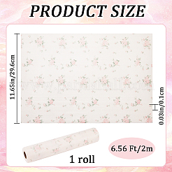 Rivestimenti per ripiani in pvc con motivo rosa&nbsp;AJEW-WH0083-14A