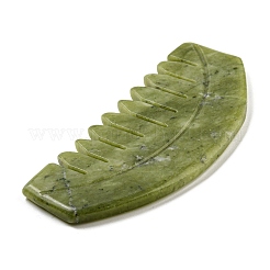 Natürliche Xiuyan-Jade-Massagekämme&nbsp;LS-AJEW-K045-01A