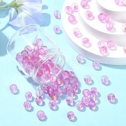 100 perle de verre dépolie peinte à la cuisson&nbsp;DGLA-YW0001-36D