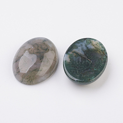 Natürliche indische Achat-Cabochons mit flachem Rücken&nbsp;G-G741-22x30mm-03