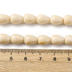 Natürlichen fossilen Perlen Stränge&nbsp;G-F808-D01-01