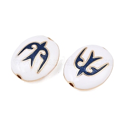 Perles en laiton émaillé&nbsp;KK-CBA7BFE-01G-02
