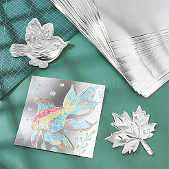 25 feuille de papier aluminium rectangulaire&nbsp;DIY-OC0016-34B-02
