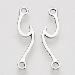 Connettori in lega di stile tibetano&nbsp;TIBE-T009-01AS-RS