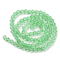 Chapelets de perles en verre transparente  &nbsp;EGLA-A039-T4mm-D24
