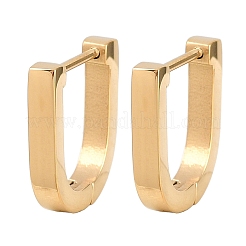 Orecchini a cerchio ad arco in acciaio inossidabile 304&nbsp;EJEW-I320-26G-01