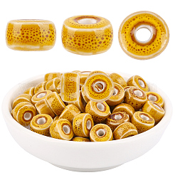 64 pièces de perles en porcelaine faites à la main&nbsp;PORC-PA0001-28A