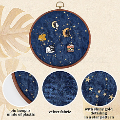 Galaxie Emaille Pin Hoop&nbsp;FIND-WH0260-64A