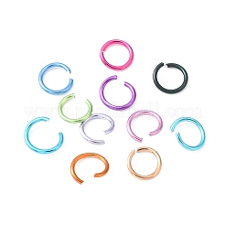 600 Stück 12-farbige offene Biegering-Sets aus Aluminiumdraht&nbsp;DIY-FS0004-14