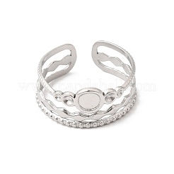 Componenti ad anello in acciaio inossidabile 304&nbsp;RJEW-P188-01B-P