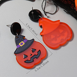 Halloween-Kürbis-Ohrstecker aus Legierung&nbsp;XN8797-2