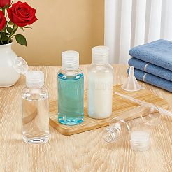 150 wiederbefüllbare PET-Kunststoff-Reiseflasche mit 20 transparenten Kunststofftrichtern&nbsp;AJEW-WA0004-24