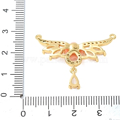 Messingpflaster klare Zirkonia Anhänger&nbsp;CU-CBA2C2D-04G-03
