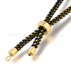 Creazione di braccialetti scorrevoli in cordoncino di cotone intrecciato&nbsp;MAK-R001-01G-08