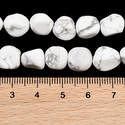 Fili di perline howlite naturale&nbsp;GG-CBA787B-A03