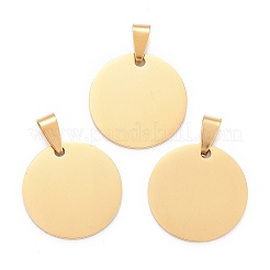 Pendentifs en acier inoxydable 304 avec placage ionique (IP)&nbsp;STAS-I311-05A-G