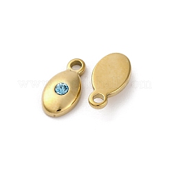 Echte 14 Karat vergoldete Anhänger aus 304er Edelstahl&nbsp;STAS-R005-09G-01