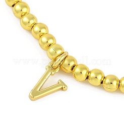 Bracelets pendentifs en laiton&nbsp;BJEW-B105-01G-V