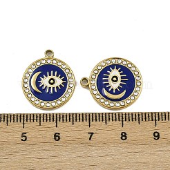 304 Edelstahl-Emaille-Anhänger&nbsp;STAS-L302-17G