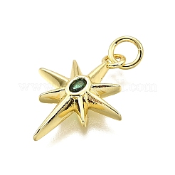 Ottone micro spianare pendenti zirconi&nbsp;KK-Z100-17G
