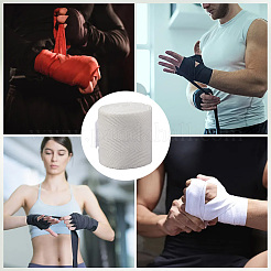 Bandage de boxe en coton pour les mains&nbsp;AJEW-WH20042-93A-04