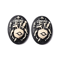 Cammei di halloween cabochon in resina opaca&nbsp;LS-RESI-C017-01B