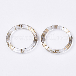 Transparente sprühlackierte Acrylverbindungsringe&nbsp;TACR-N009-14