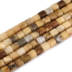 Natürliche Huanglong-Jadeperlenstränge&nbsp;G-T141-83B