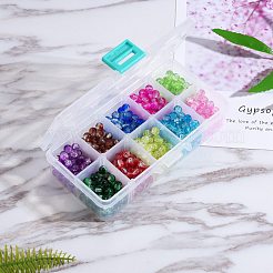 600 Stück 10-farbige Crackle-Glasperlenstränge&nbsp;CCG-SZ0001-05