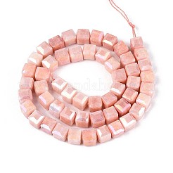 Anlaufschutz-Glasperlenstränge mit galvanischer Beschichtung&nbsp;GLAA-T025-8mm-10I