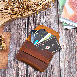 Tarjeteros de piel de vaca&nbsp;AJEW-WH20020-445A