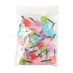 24 pz. 6 pendenti in plastica imitazione bevanda in 26~30x13~15x11 colori&nbsp;CRES-FS0001-27