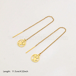 Minimalistischer Sternohrring aus Edelstahl&nbsp;TI0593
