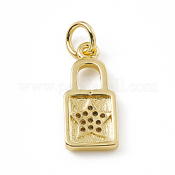 Colgante micropavé cubic zirconia de latón&nbsp;ZIRC-F132-50G