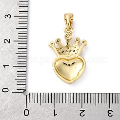 Pendentifs en laiton avec zircone cubique&nbsp;ZIRC-H122-01G-07