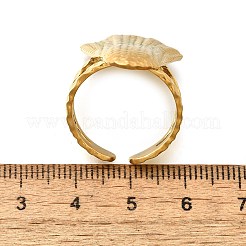 Anello aperto in acciaio inossidabile 304 per donna&nbsp;RJEW-A053-06G-09