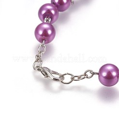 Perle in vetro imitazione perla rosario per pasqua&nbsp;BJEW-WH0007-01