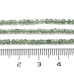 Fili di perline di apatite verde naturale&nbsp;G-H042-B12-01C