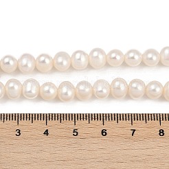 Brins de perles de culture d'eau douce naturelles&nbsp;PEAR-I007-07Y-10A