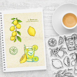 Klarsichtstempel aus PVC-Kunststoff&nbsp;DIY-WH0631-0722