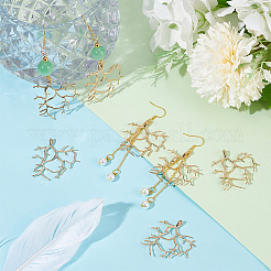 Messing Anhänger & Charms&nbsp;FIND-NB0004-20G