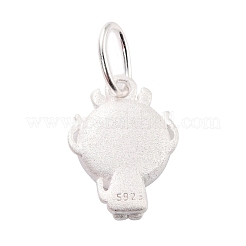 925 Sterling Silber Anhänger Fassungen&nbsp;STER-I020-01D-S